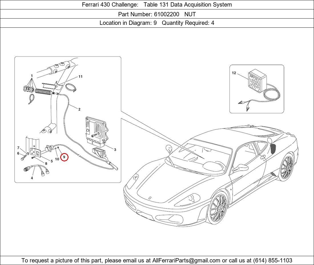 Ferrari Part 61002200