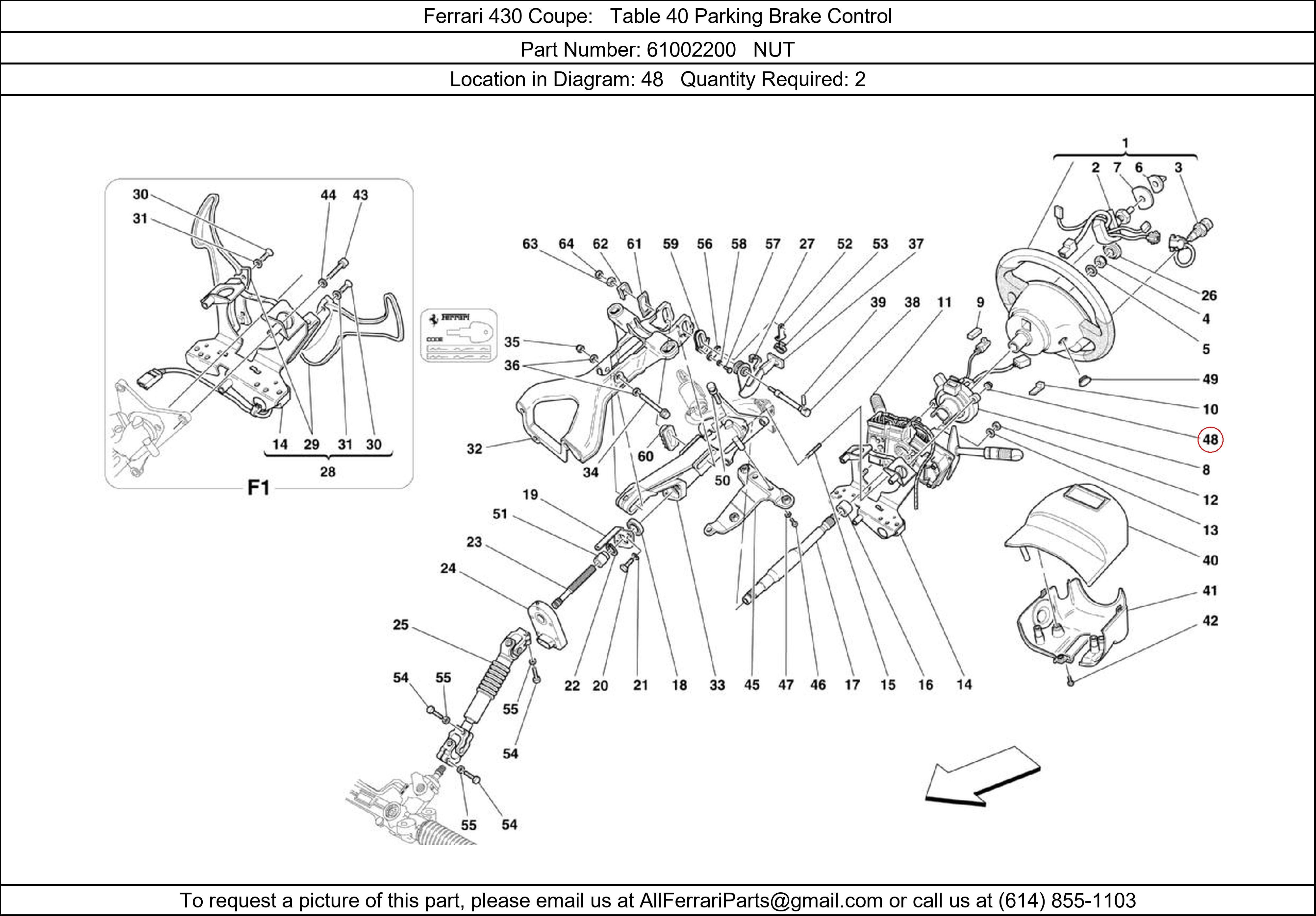 Ferrari Part 61002200