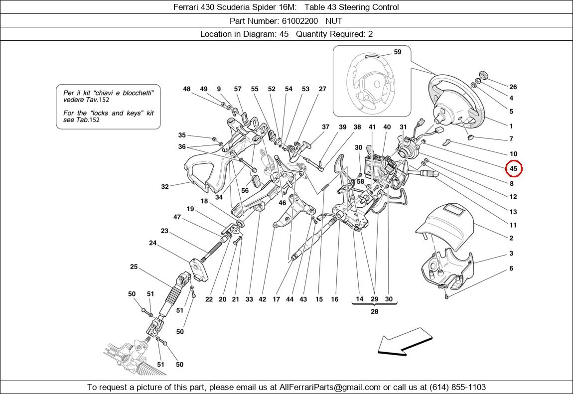 Ferrari Part 61002200