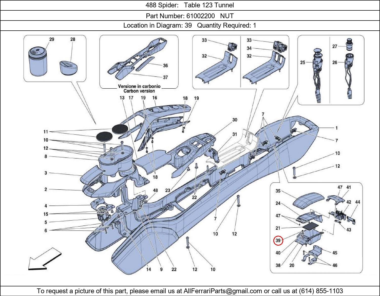 Ferrari Part 61002200