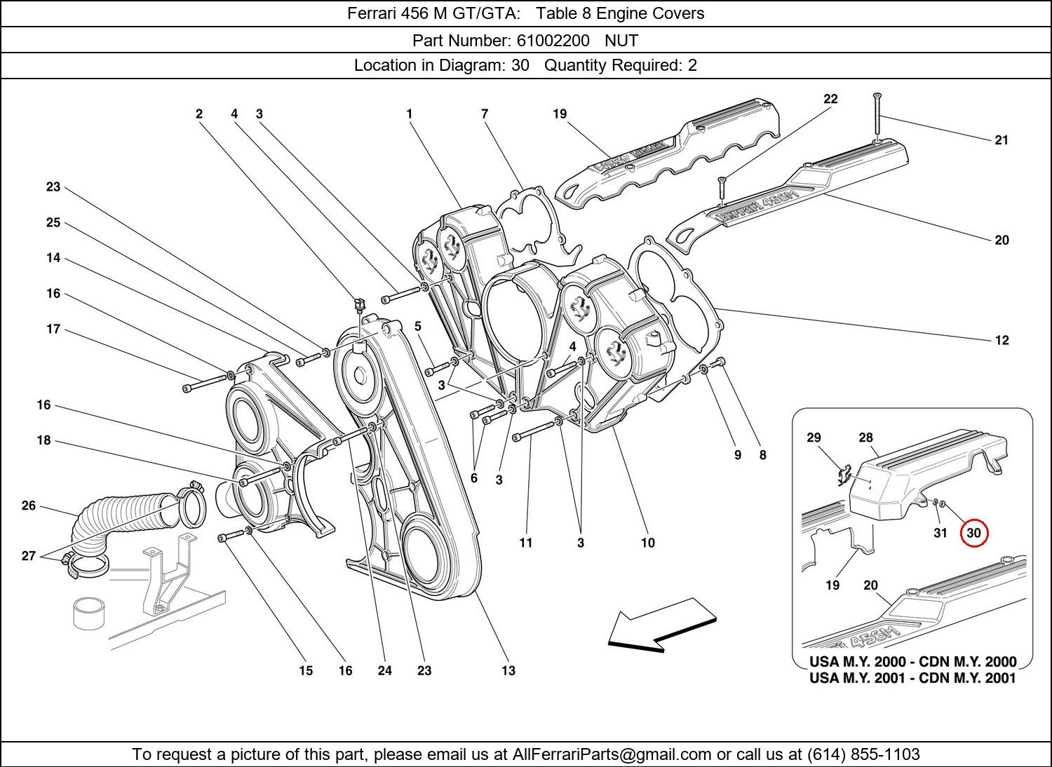 Ferrari Part 61002200