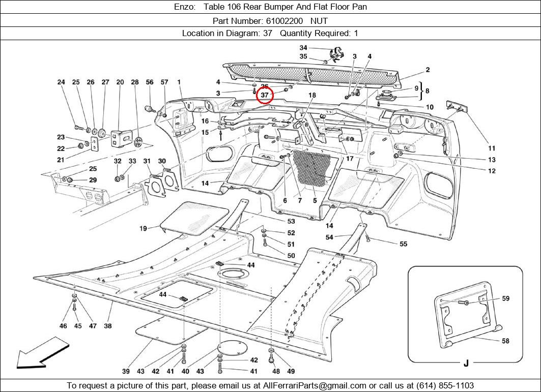 Ferrari Part 61002200