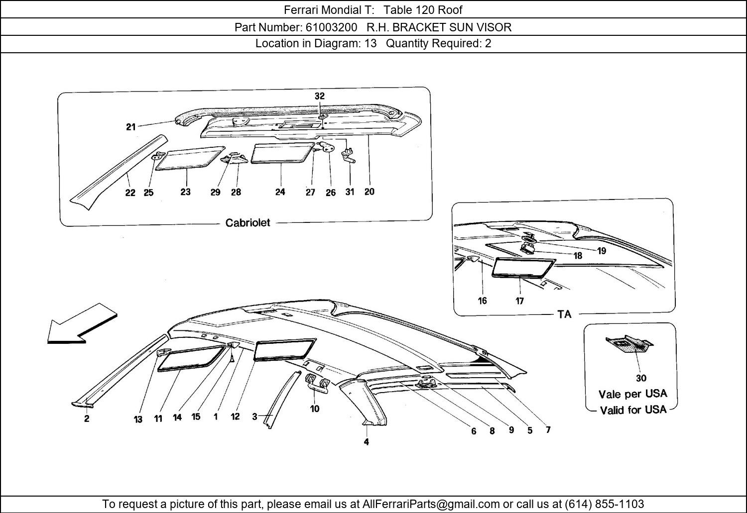 Ferrari Part 61003200