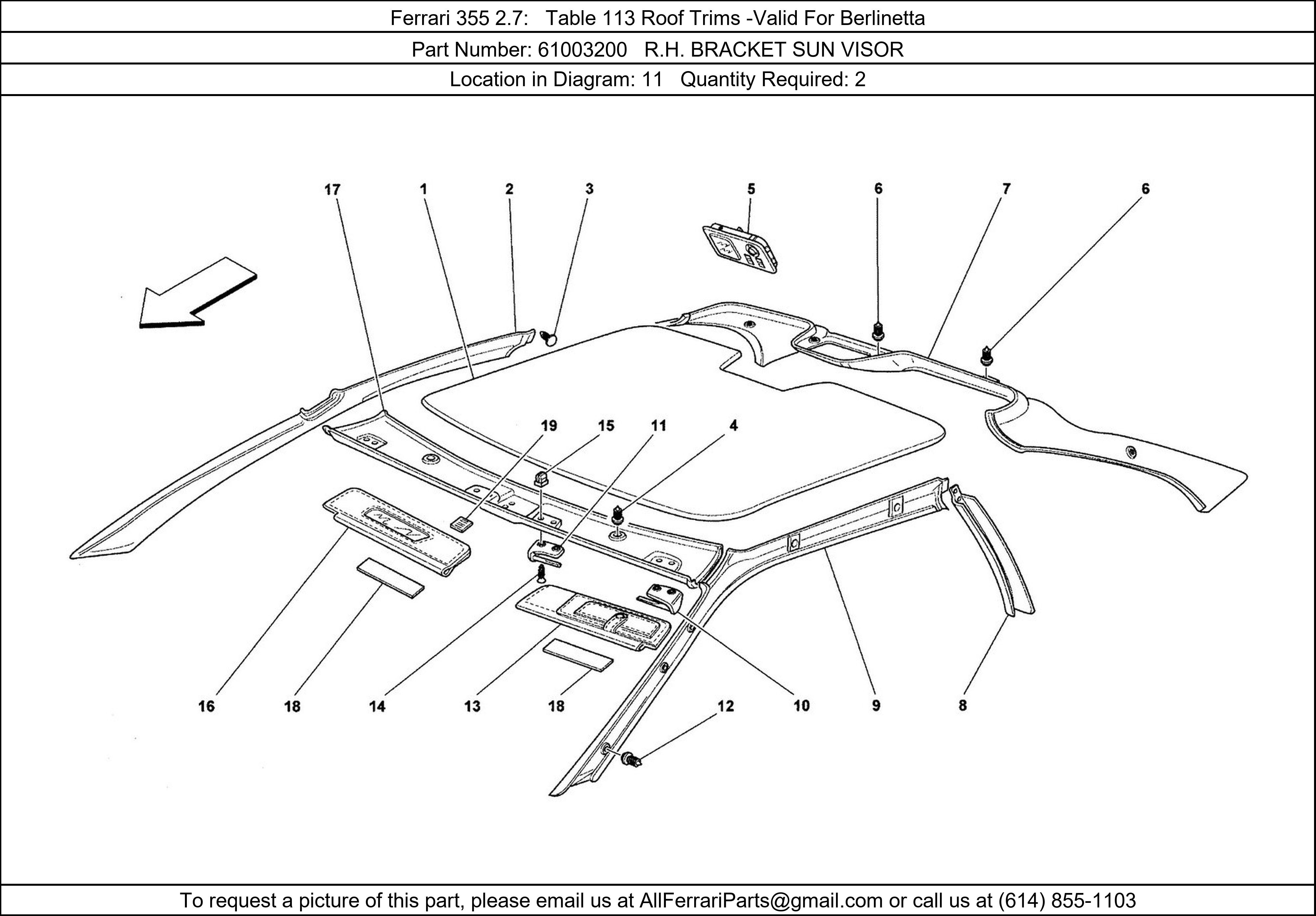 Ferrari Part 61003200