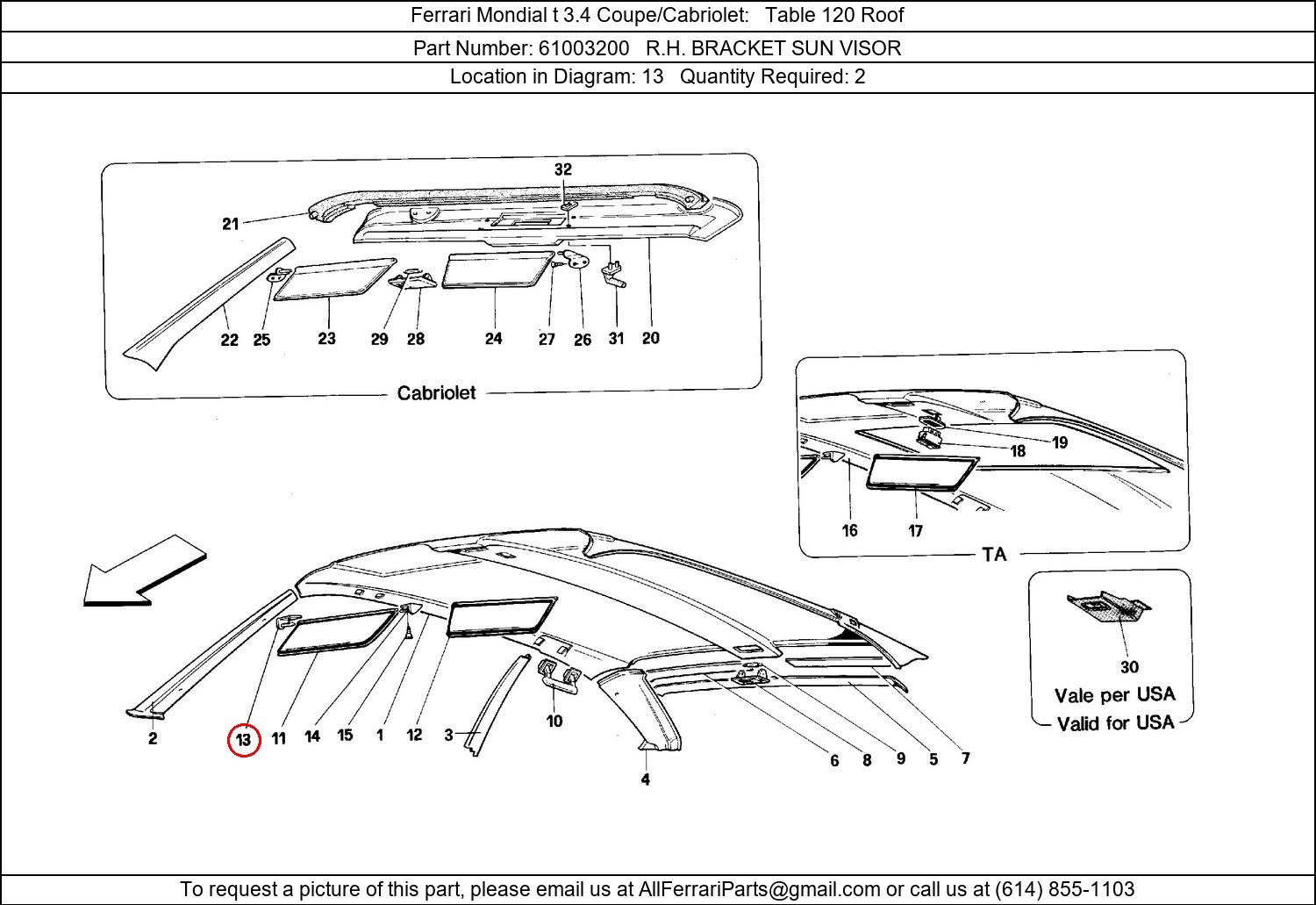 Ferrari Part 61003200