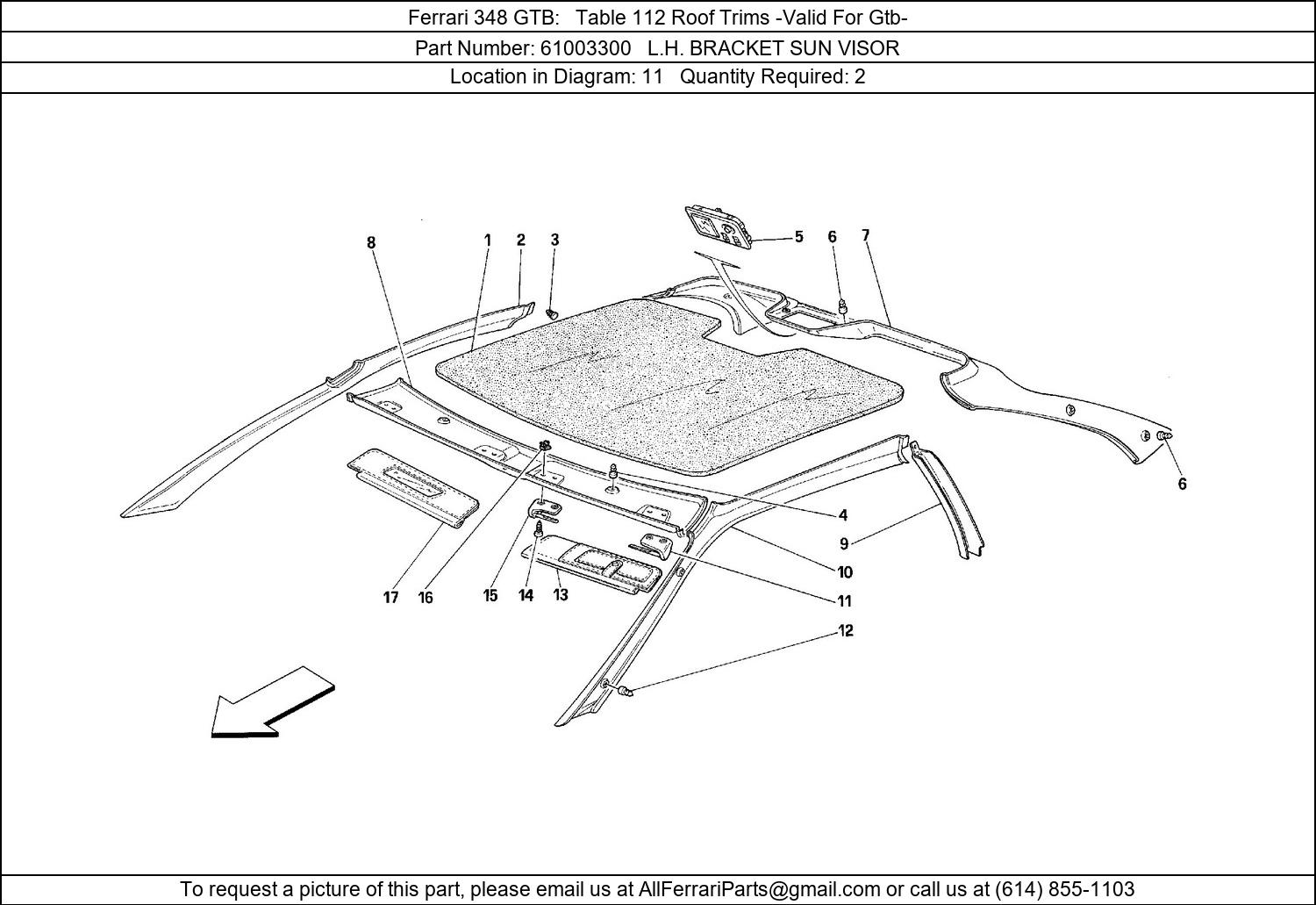 Ferrari Part 61003300