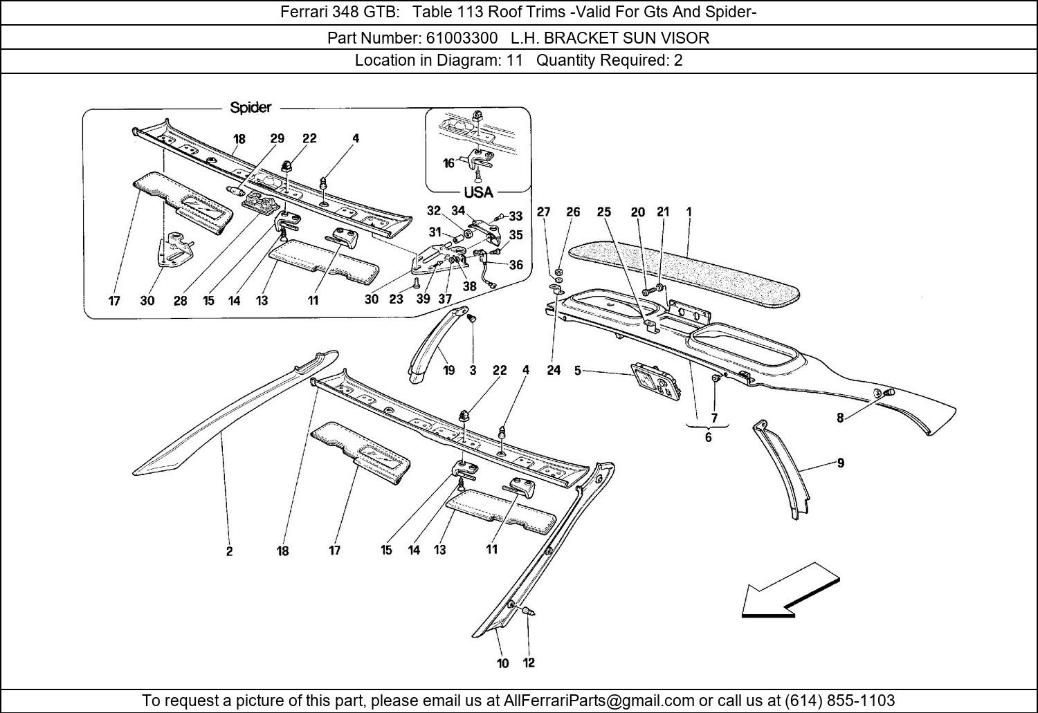 Ferrari Part 61003300
