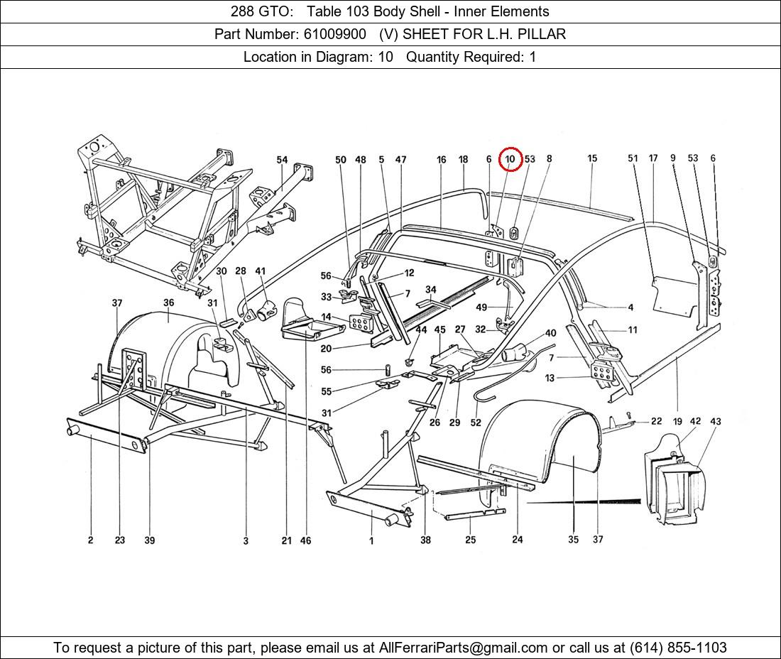 Ferrari Part 61009900