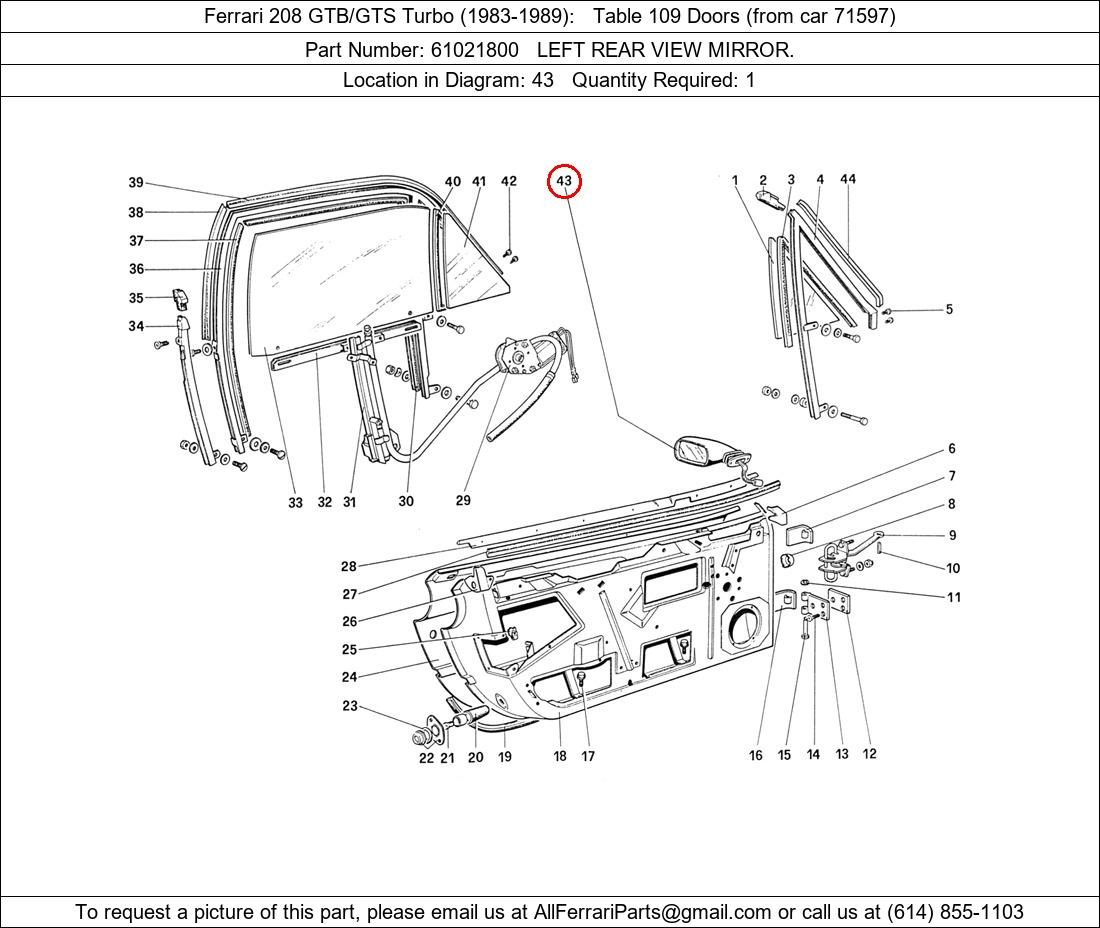 Ferrari Part 61021800