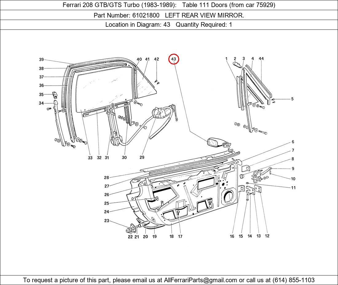 Ferrari Part 61021800