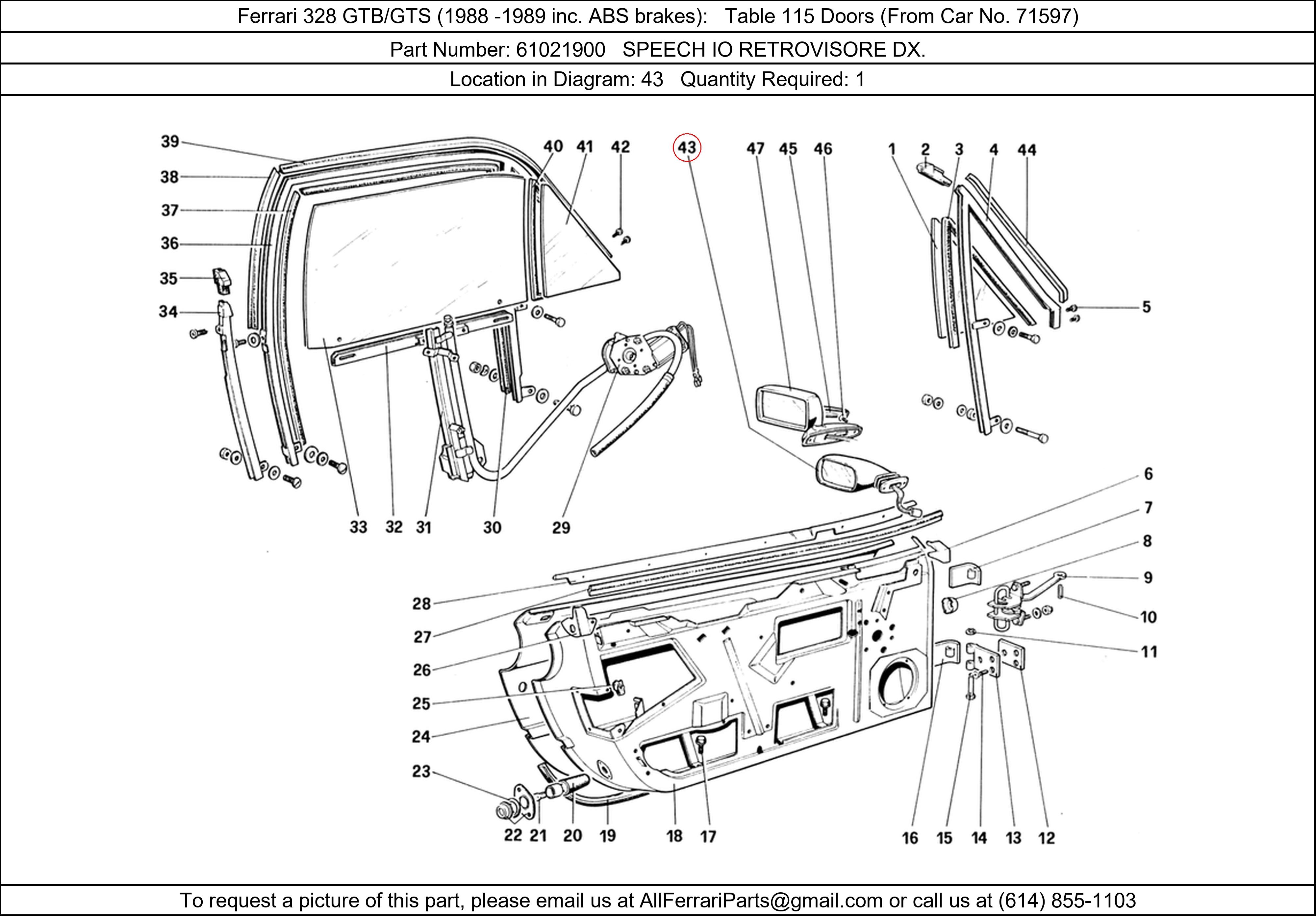 Ferrari Part 61021900