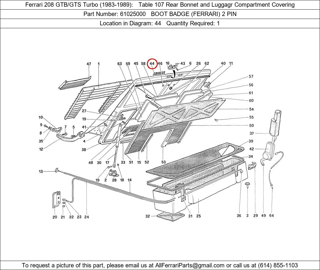 Ferrari Part 61025000