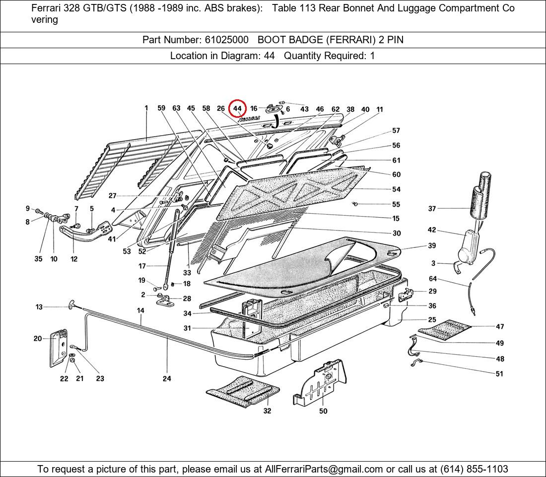 Ferrari Part 61025000