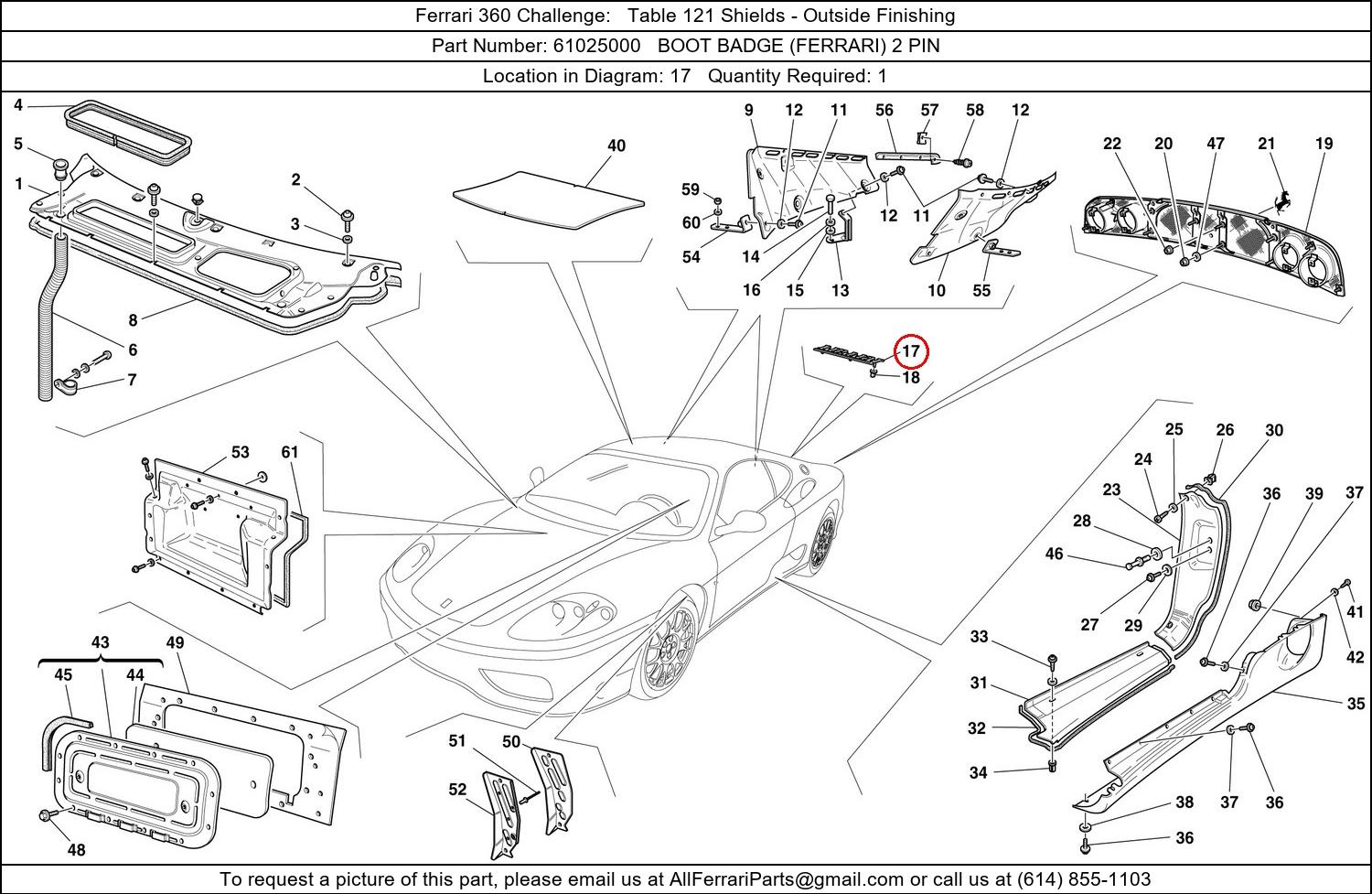 Ferrari Part 61025000