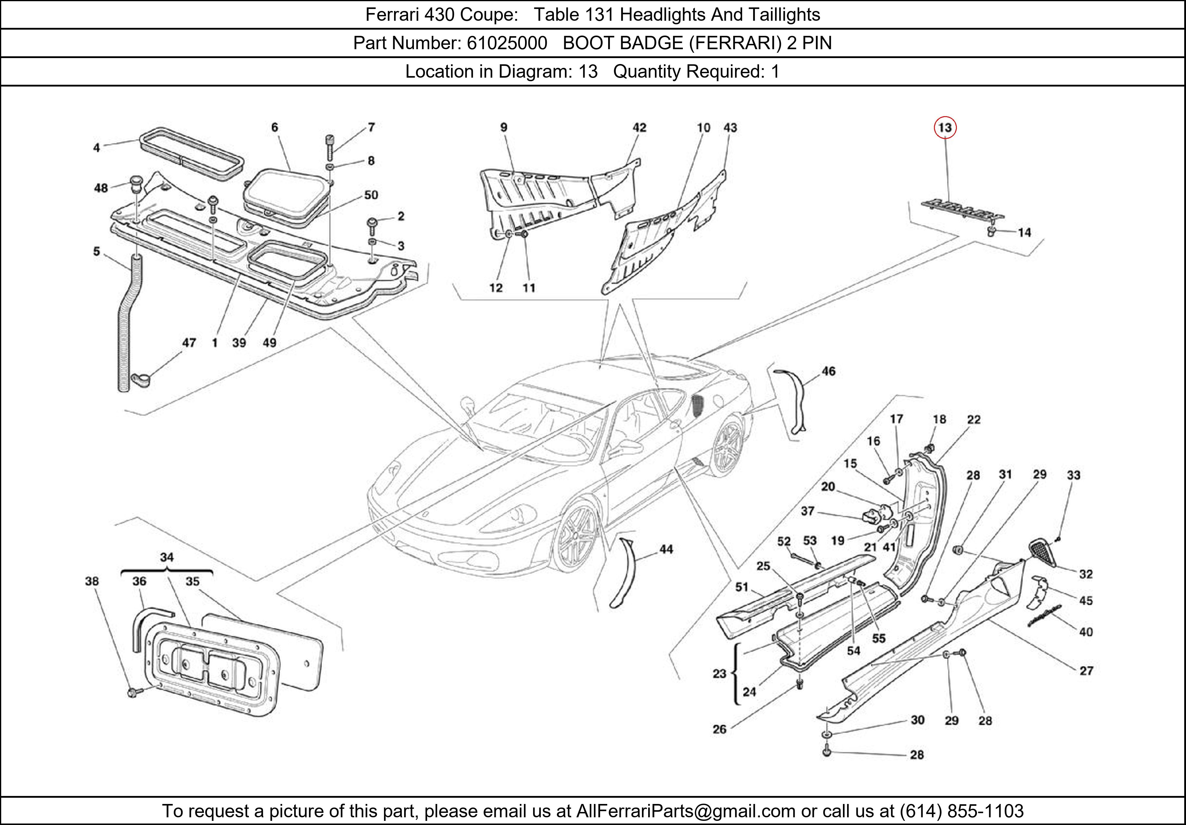 Ferrari Part 61025000