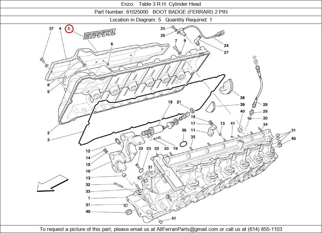 Ferrari Part 61025000