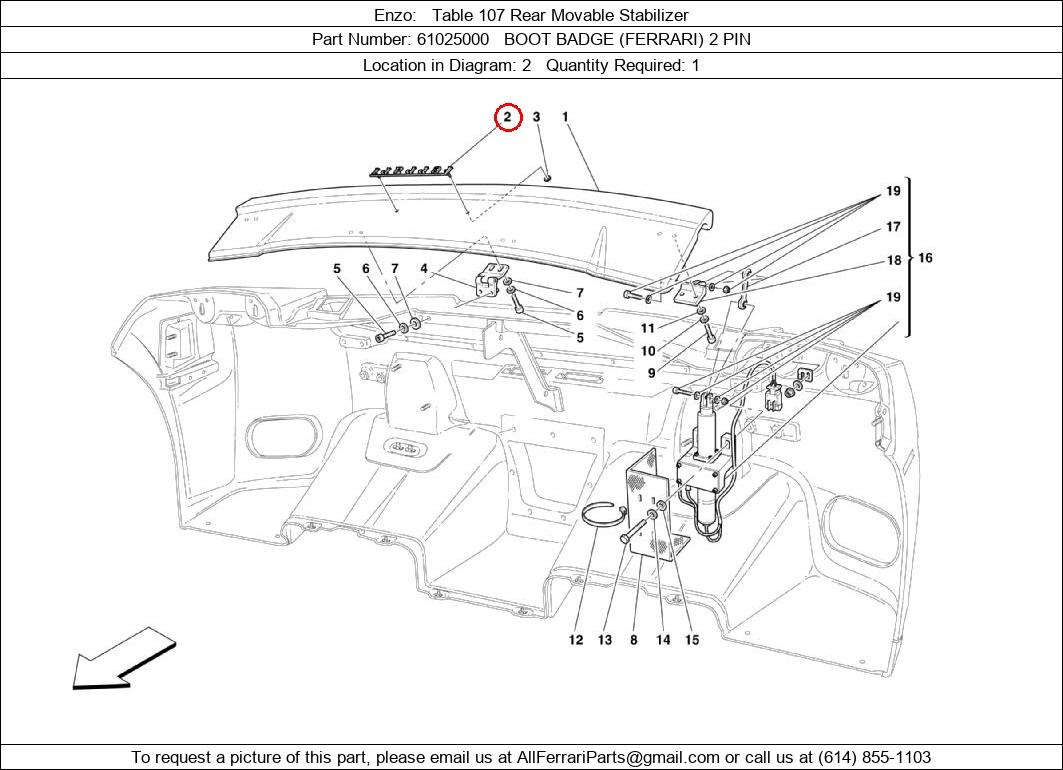 Ferrari Part 61025000