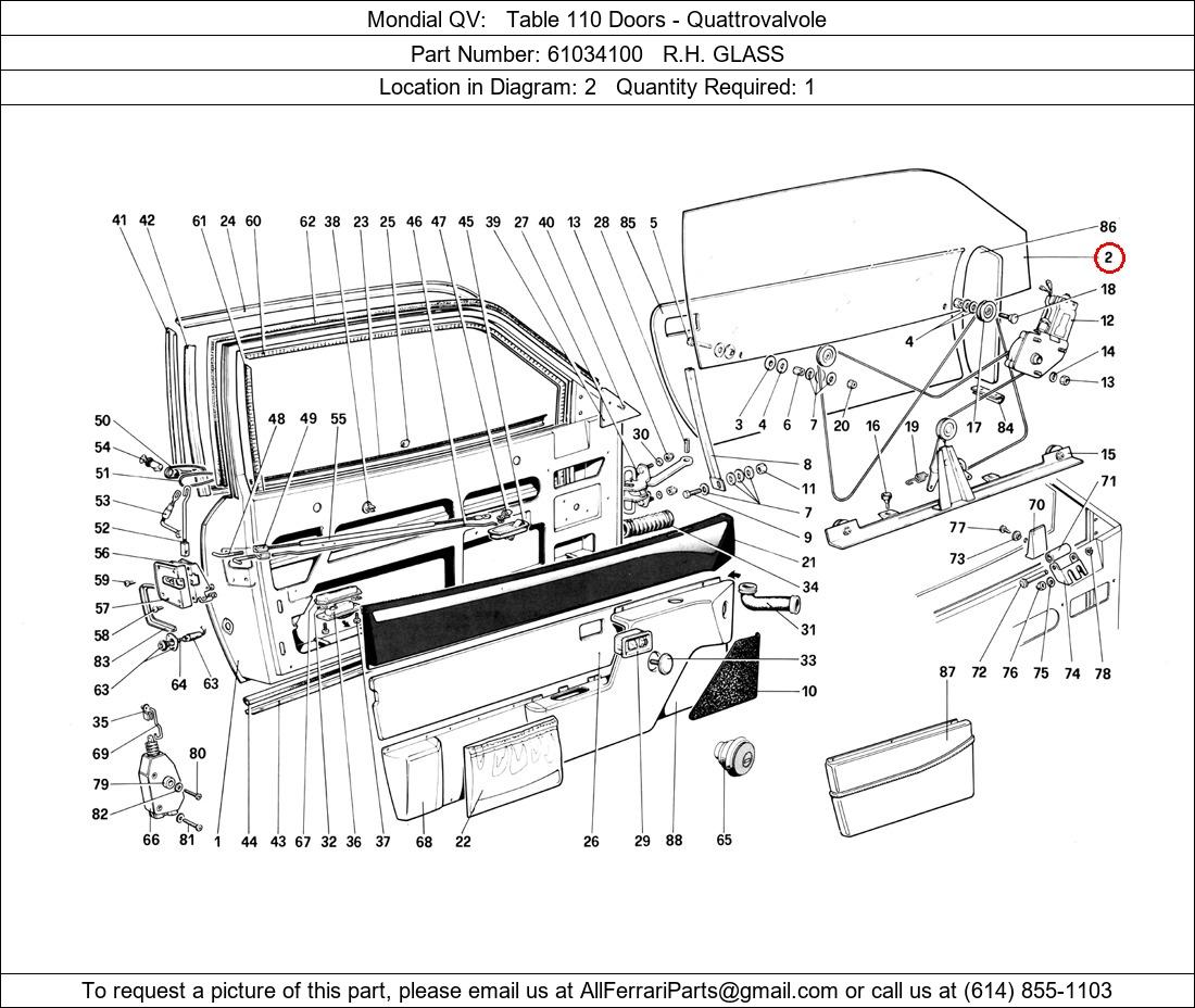 Ferrari Part 61034100