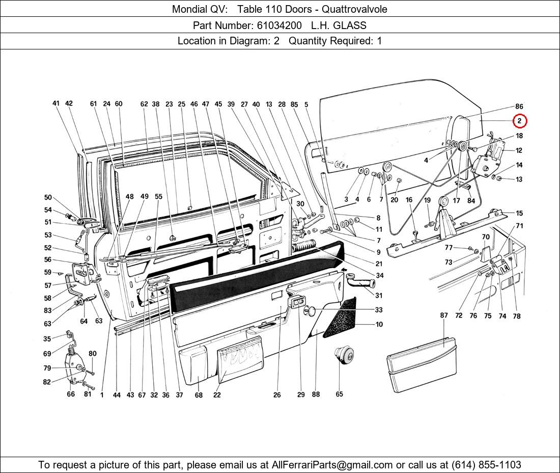 Ferrari Part 61034200