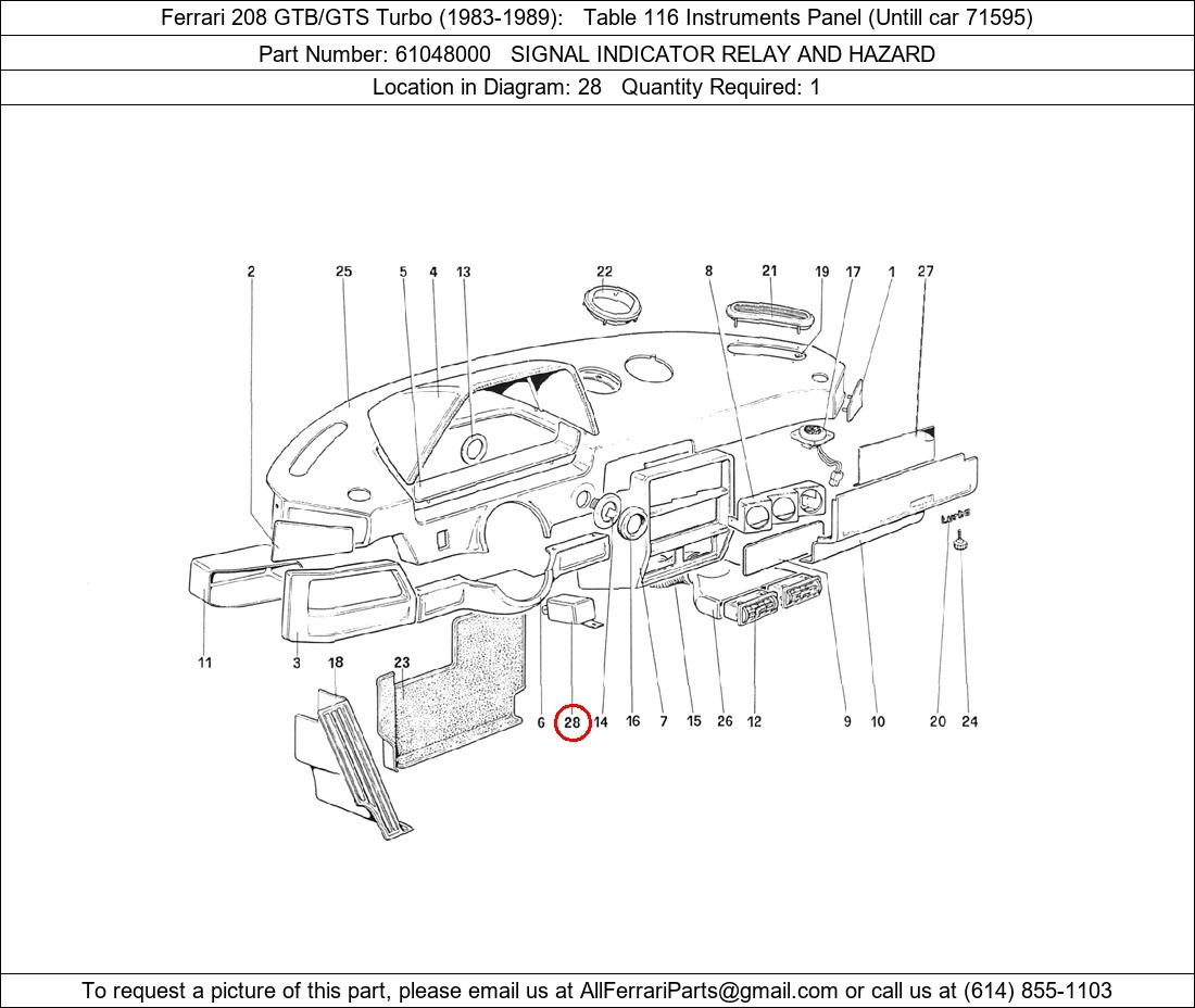 Ferrari Part 61048000