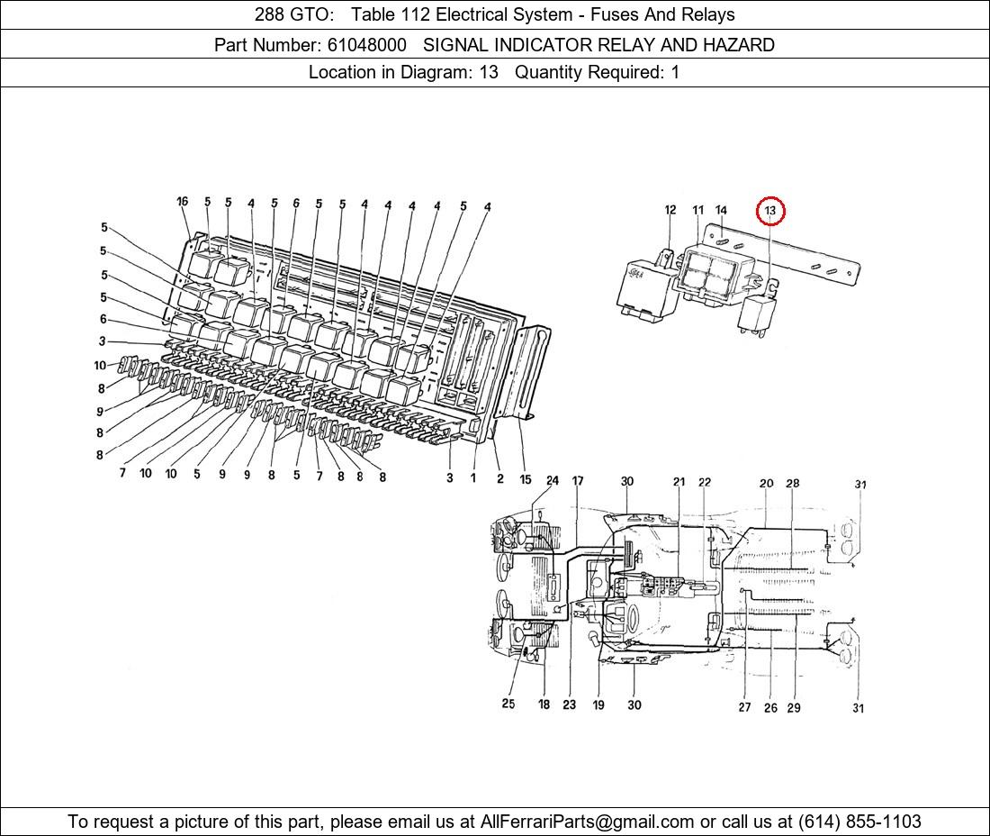 Ferrari Part 61048000