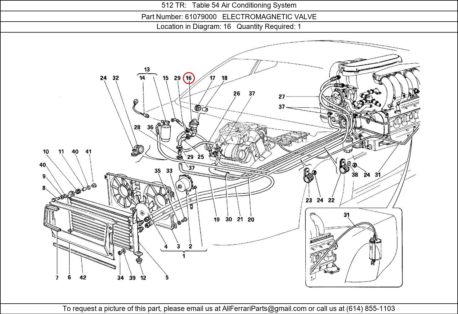 Ferrari Part 61079000