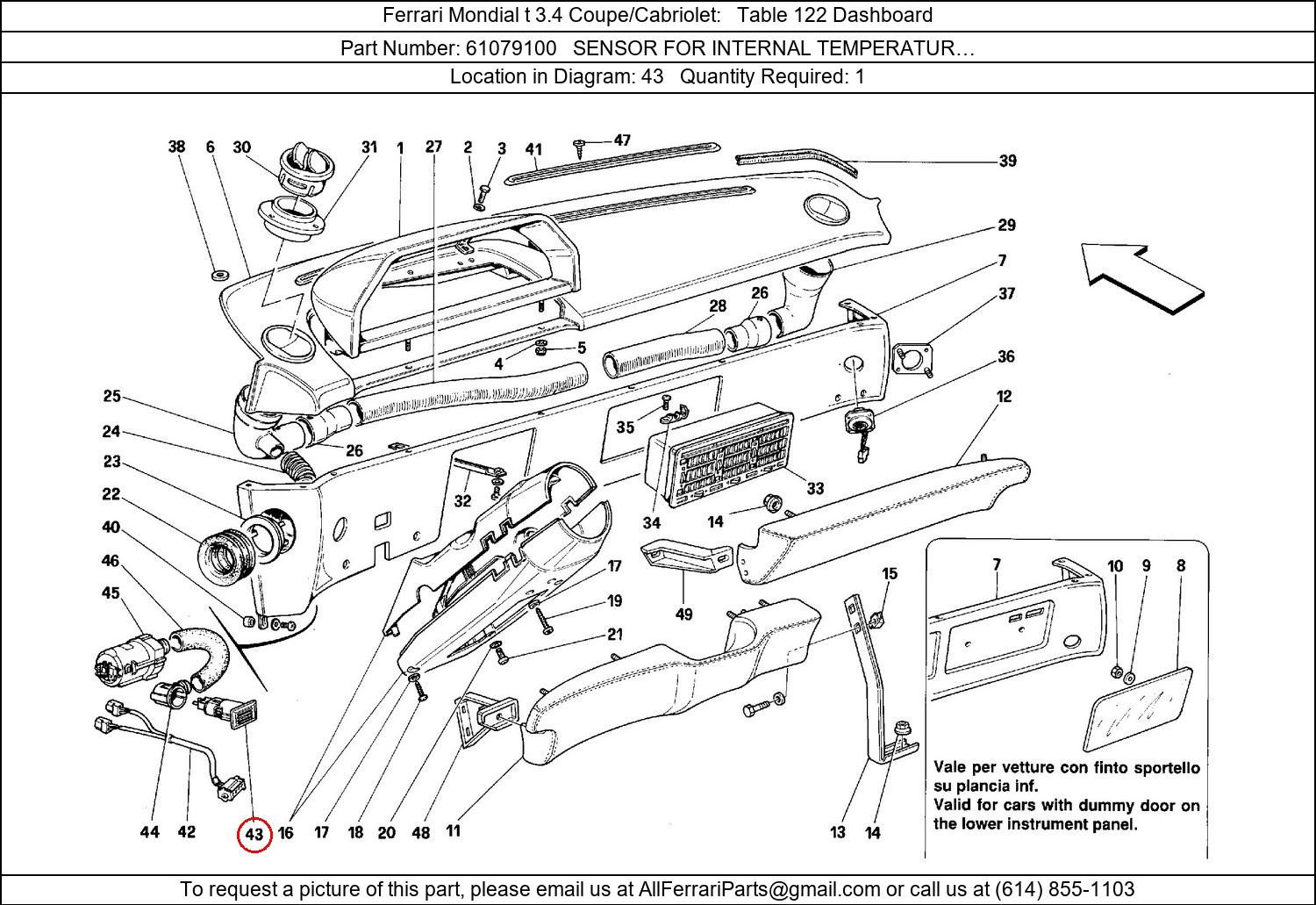 Ferrari Part 61079100