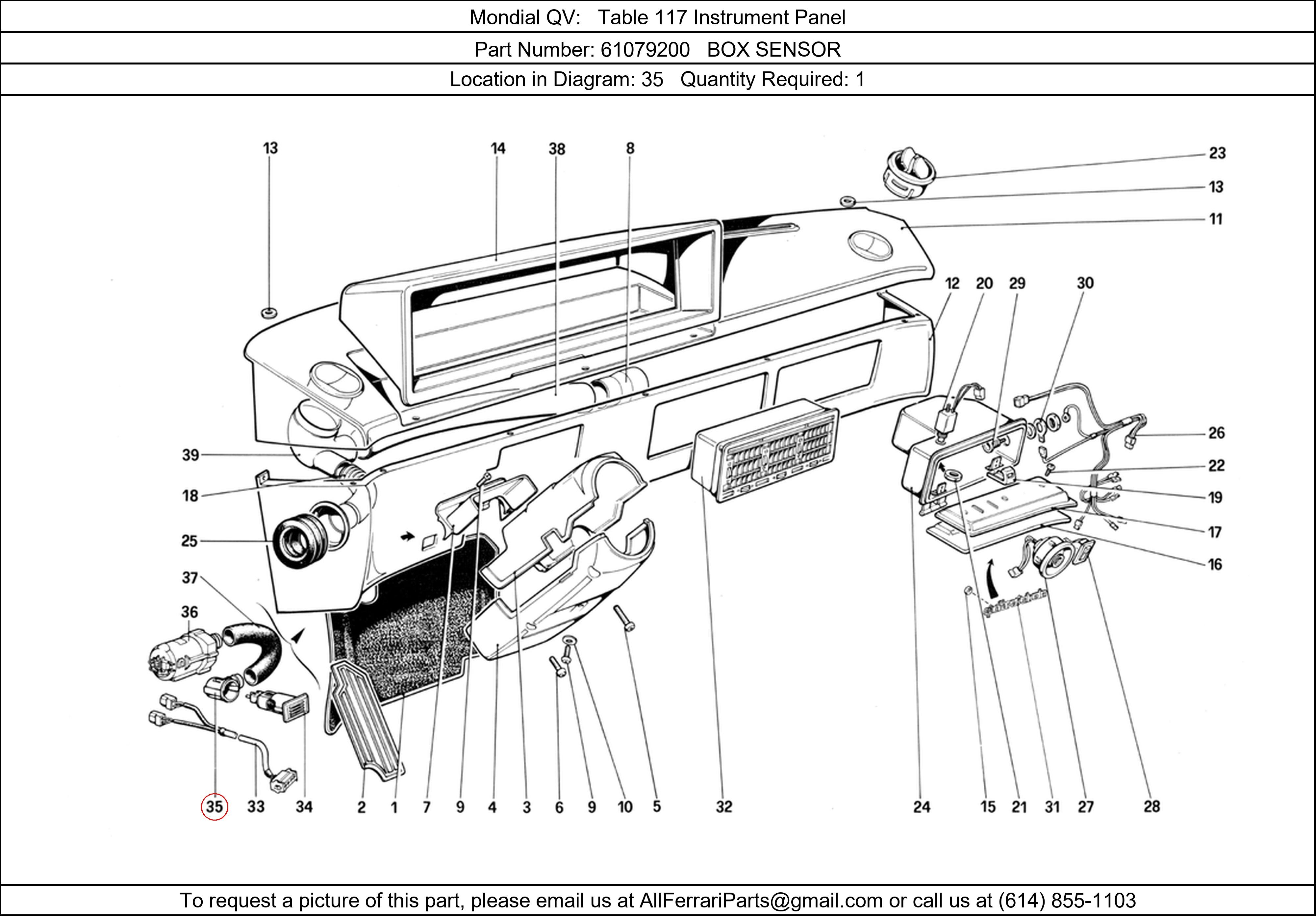 Ferrari Part 61079200