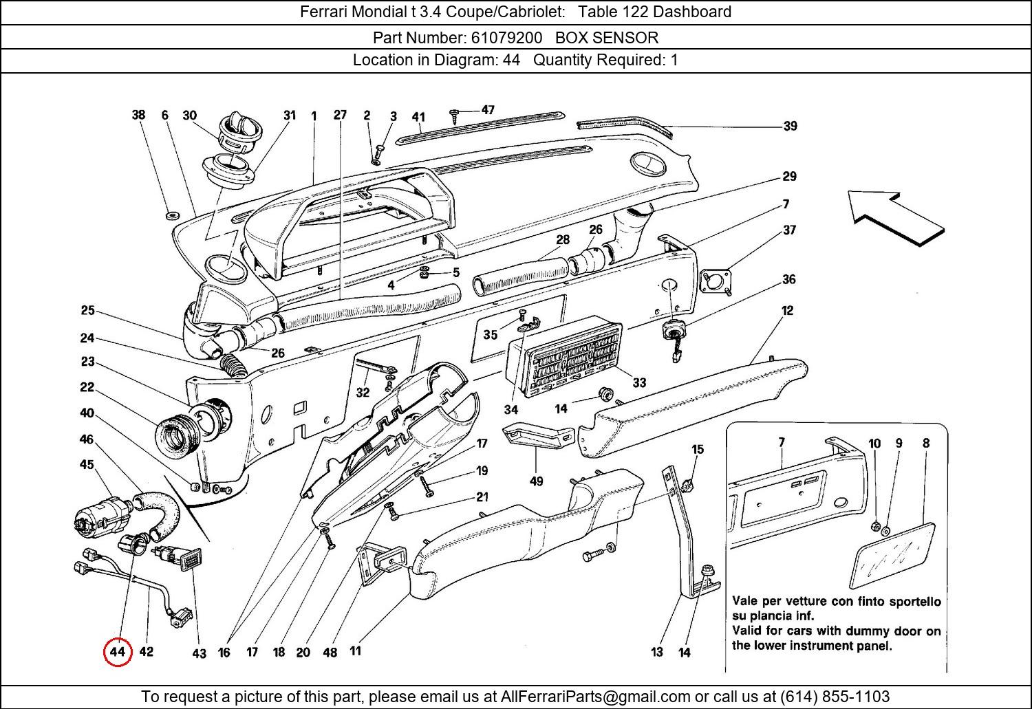 Ferrari Part 61079200