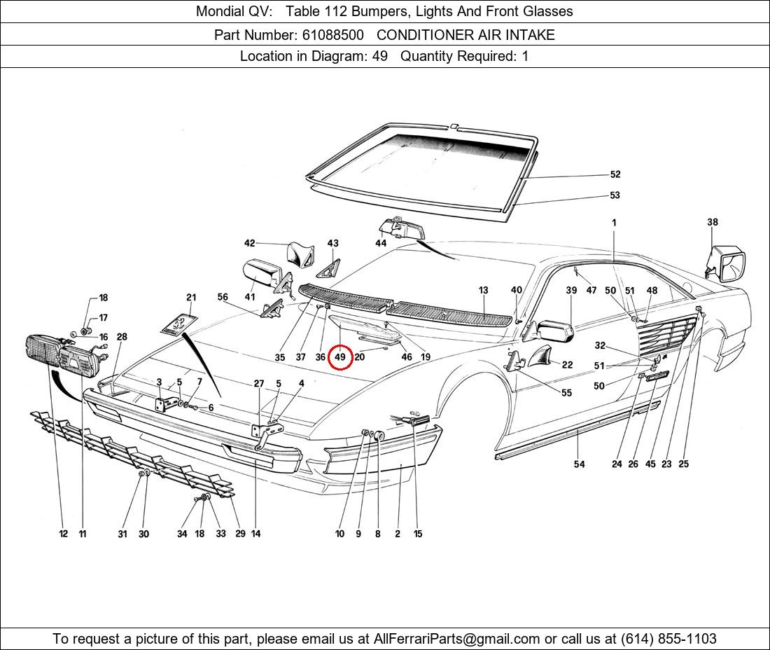 Ferrari Part 61088500