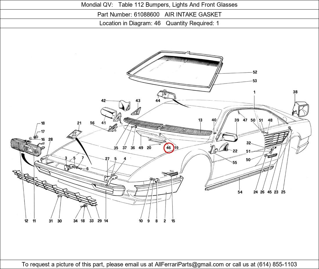 Ferrari Part 61088600