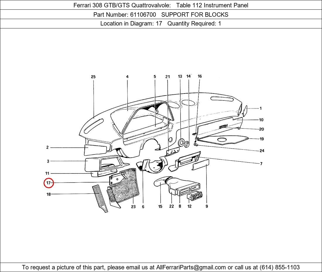 Ferrari Part 61106700
