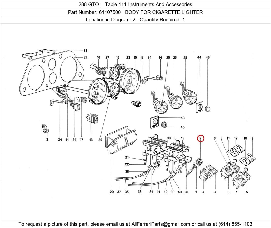 Ferrari Part 61107500