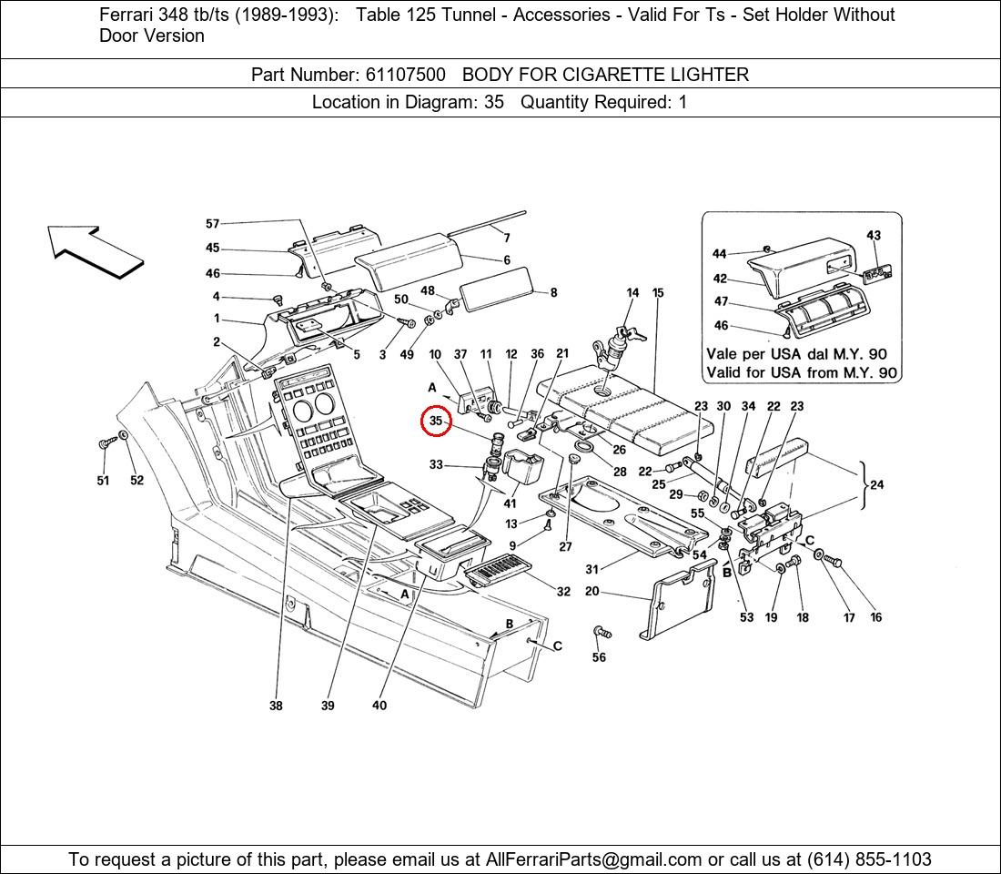 Ferrari Part 61107500