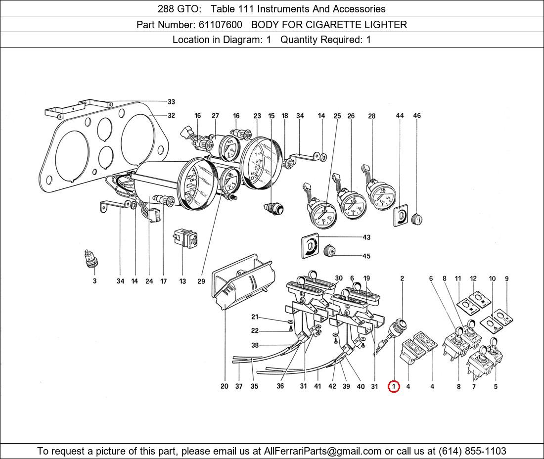 Ferrari Part 61107600