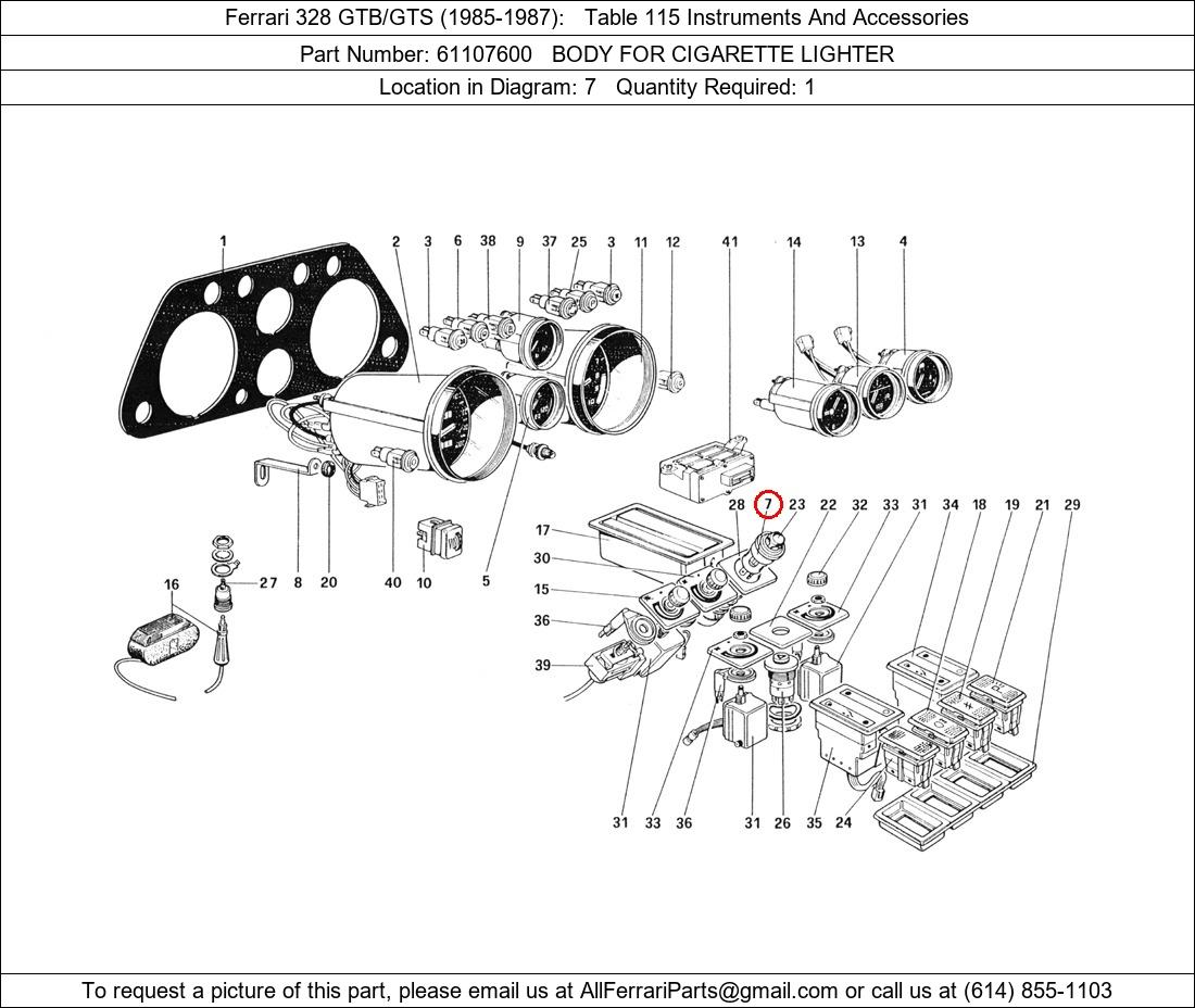 Ferrari Part 61107600