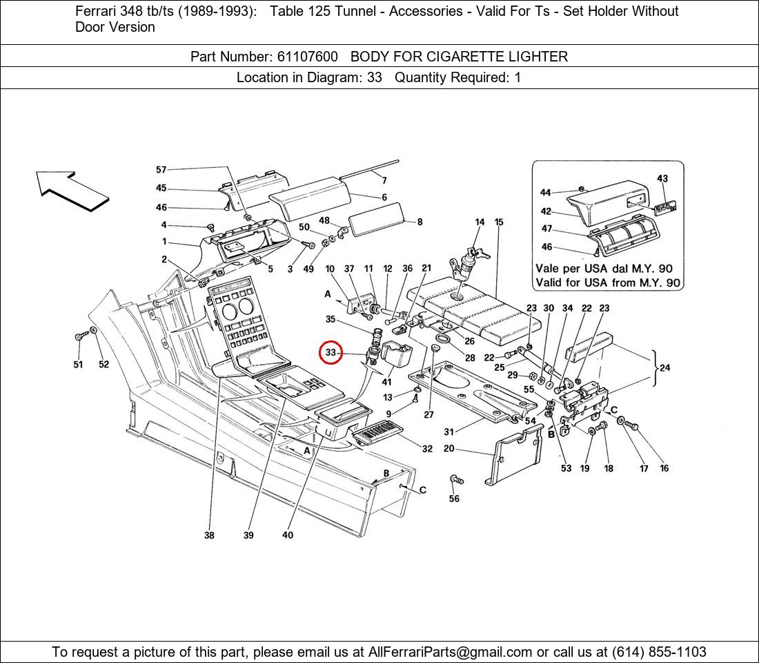 Ferrari Part 61107600