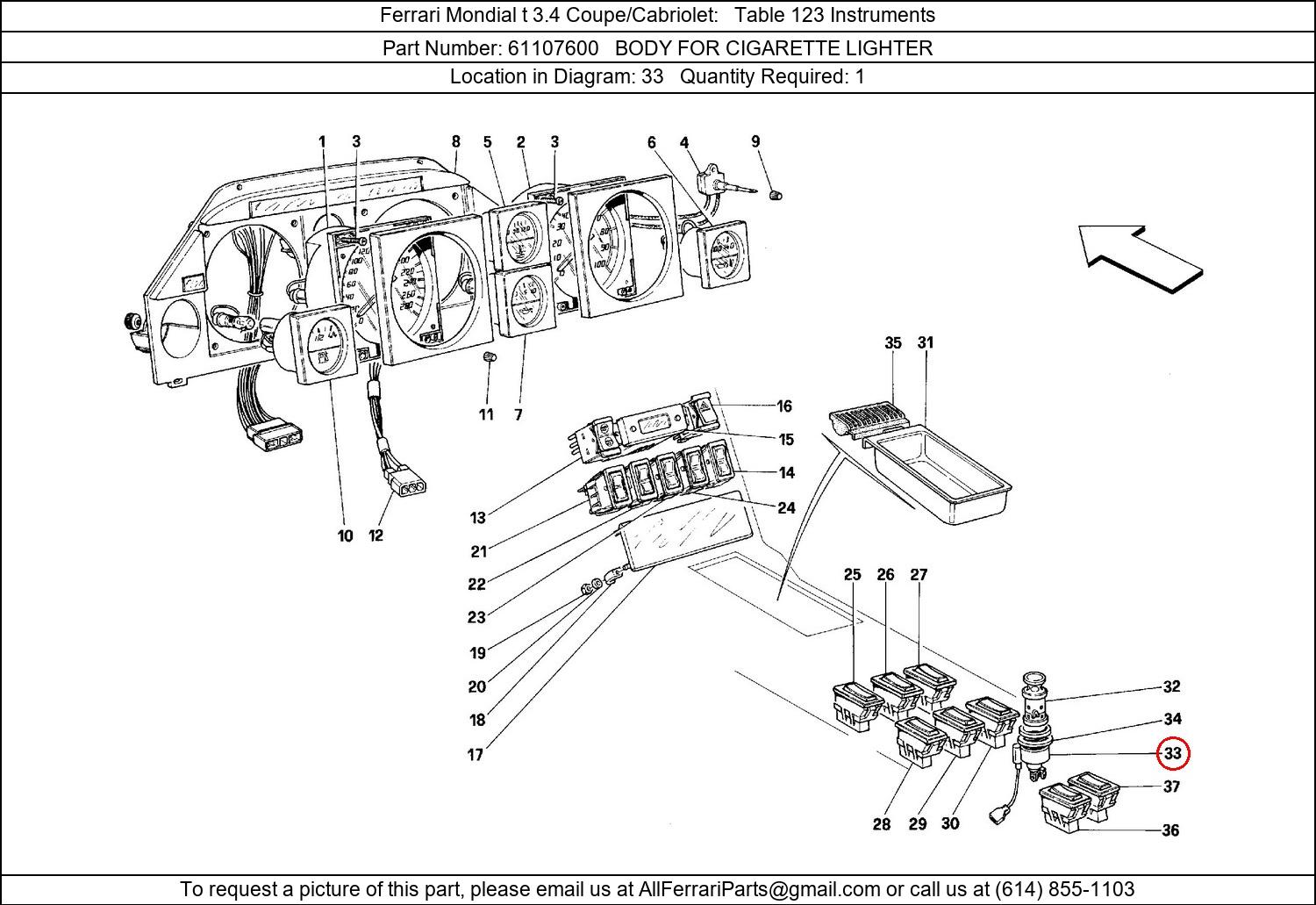 Ferrari Part 61107600