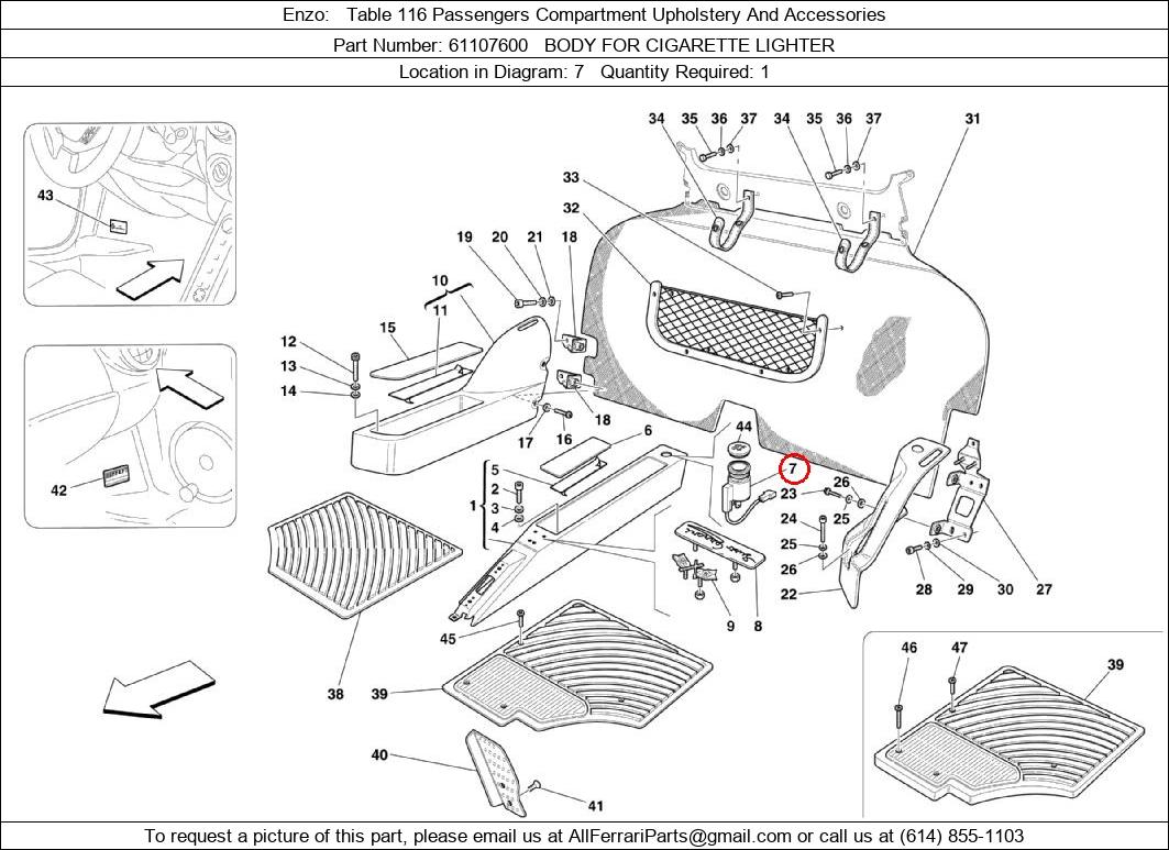 Ferrari Part 61107600