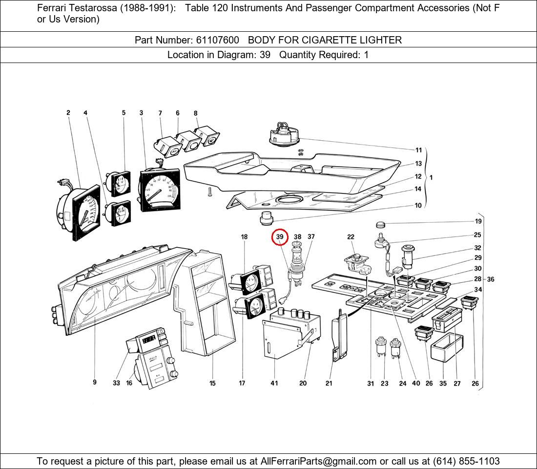 Ferrari Part 61107600