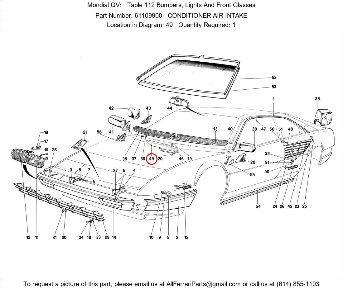 Ferrari Part 61109900