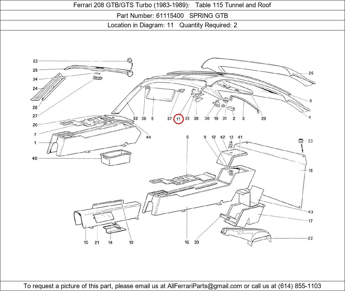 Ferrari Part 61115400