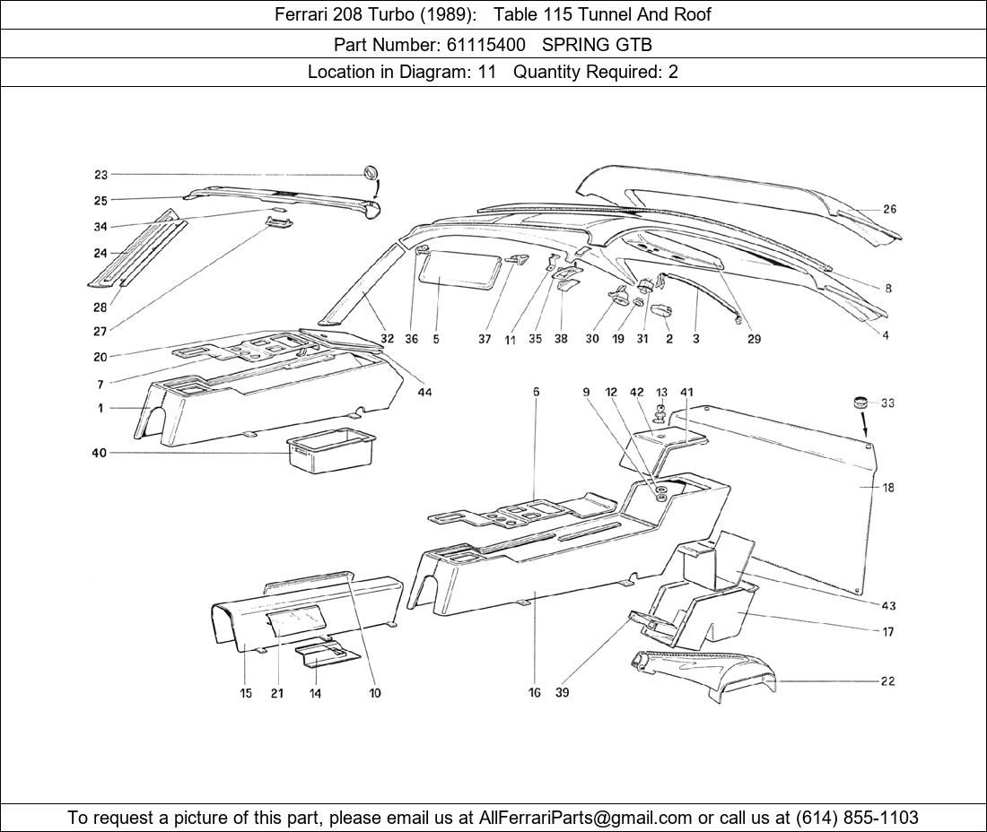 Ferrari Part 61115400