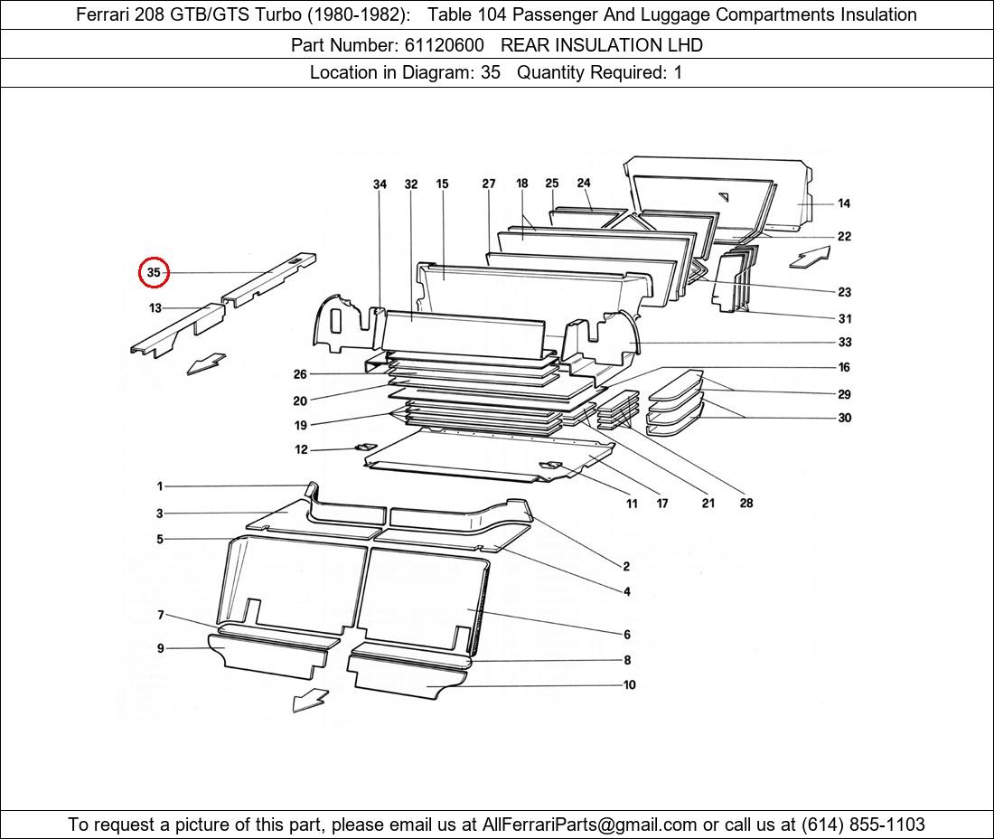 Ferrari Part 61120600