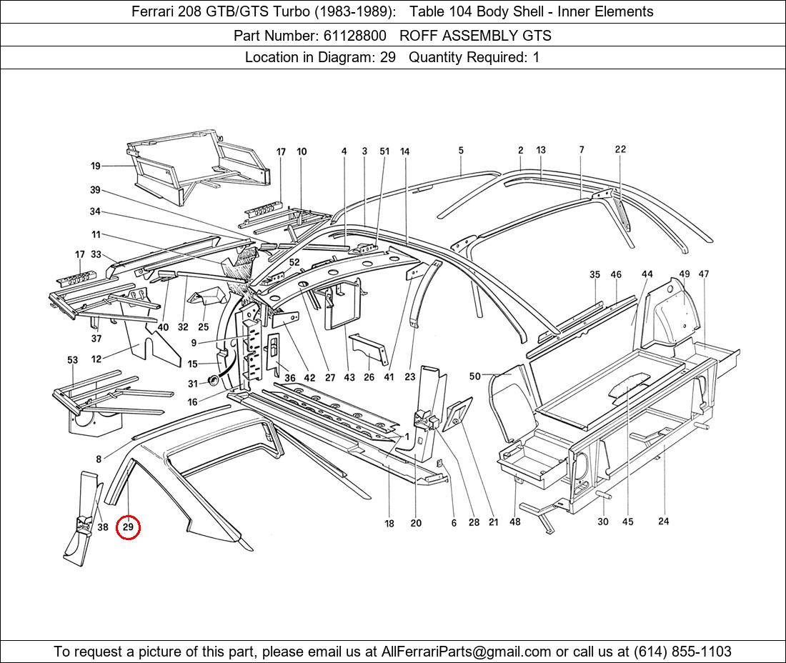 Ferrari Part 61128800