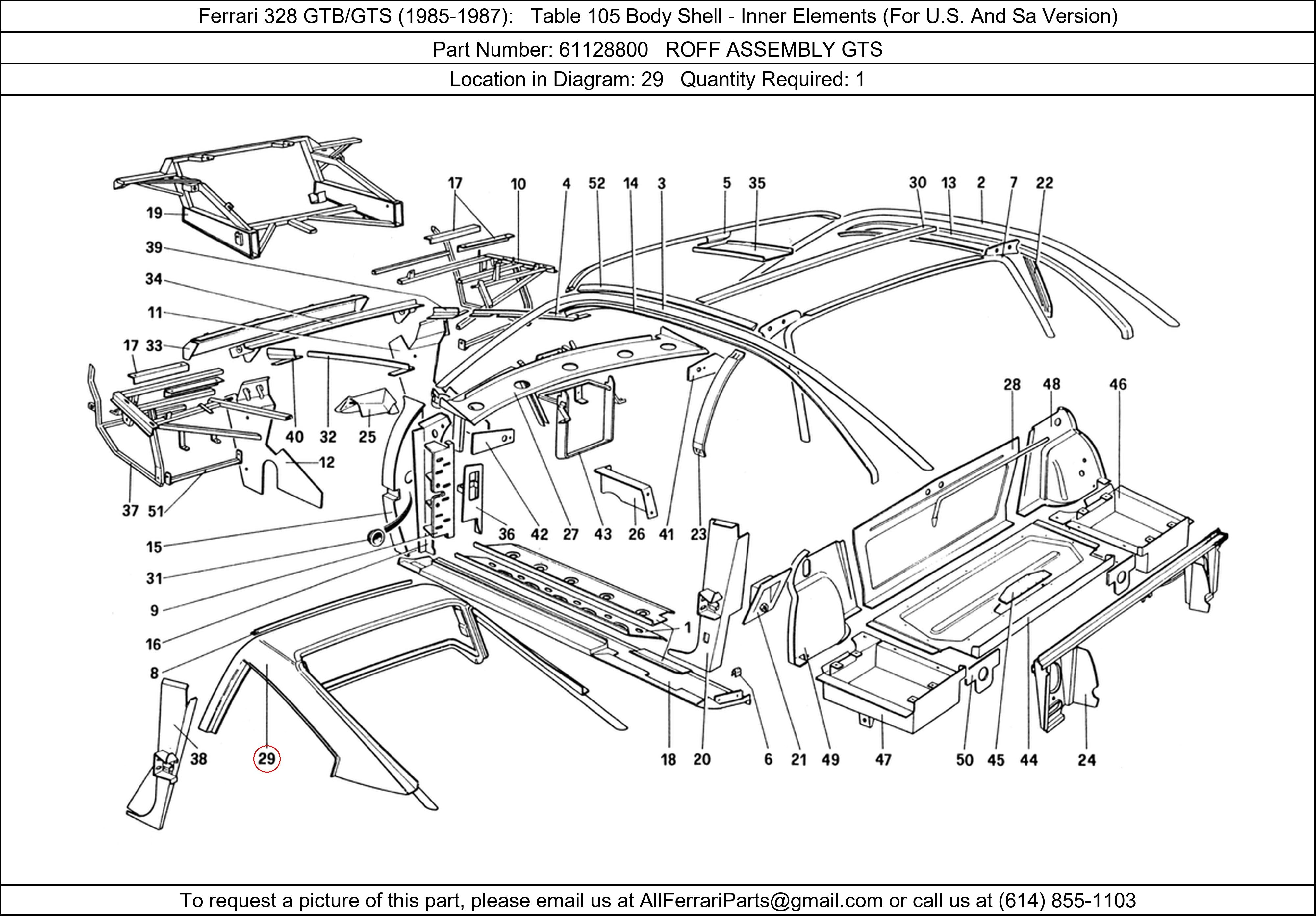 Ferrari Part 61128800