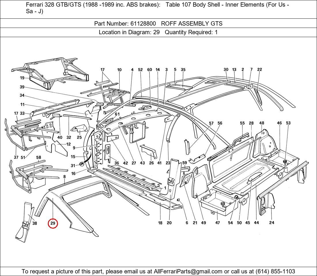 Ferrari Part 61128800