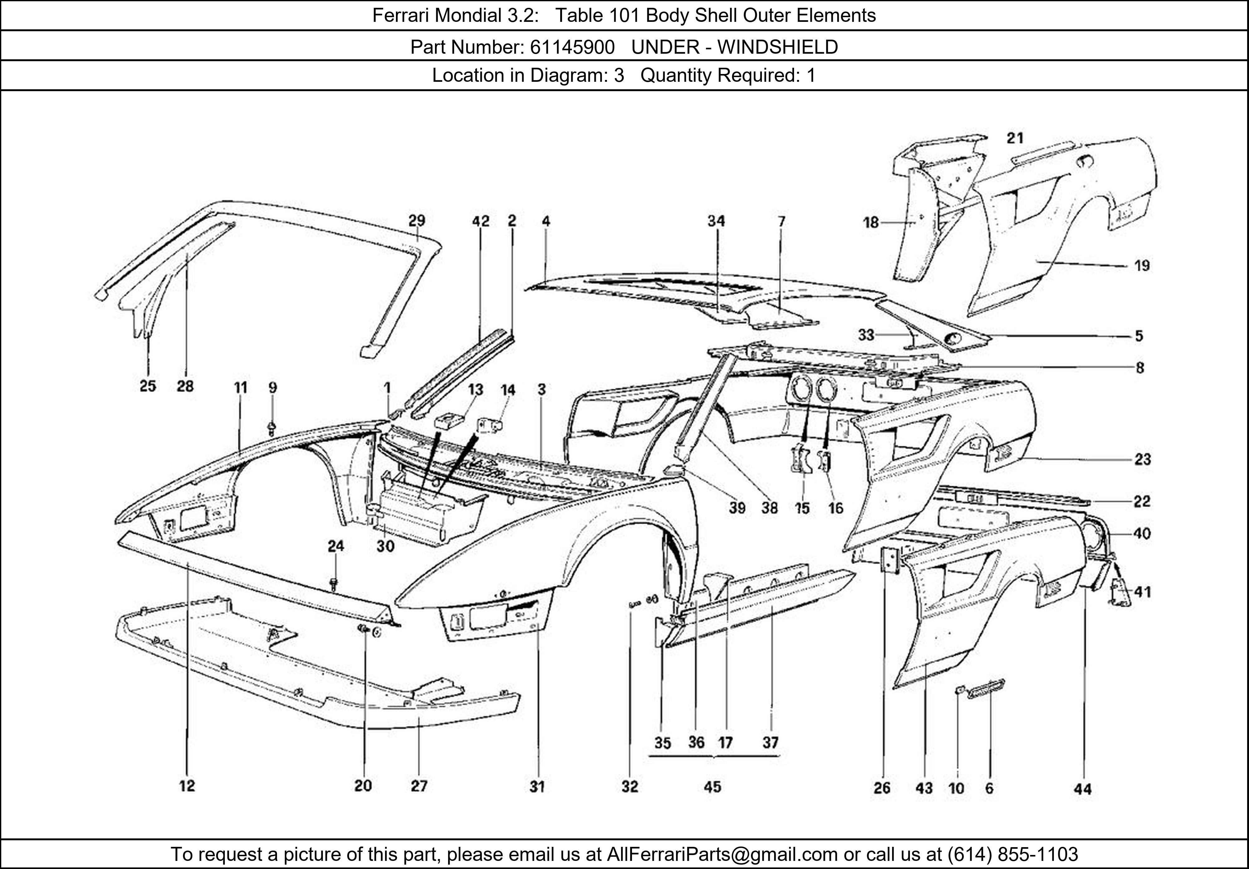 Ferrari Part 61145900