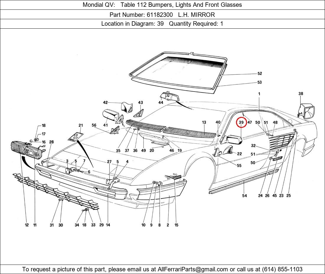 Ferrari Part 61182300