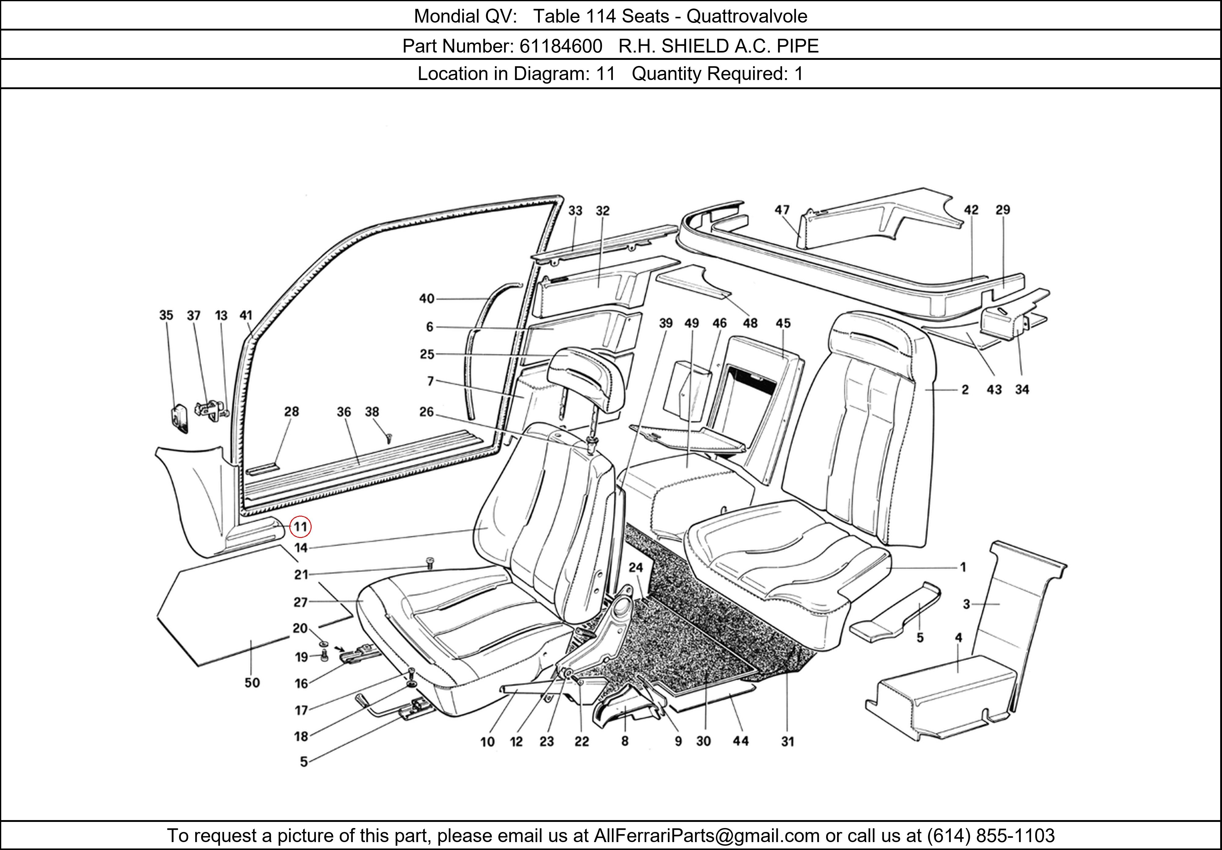 Ferrari Part 61184600